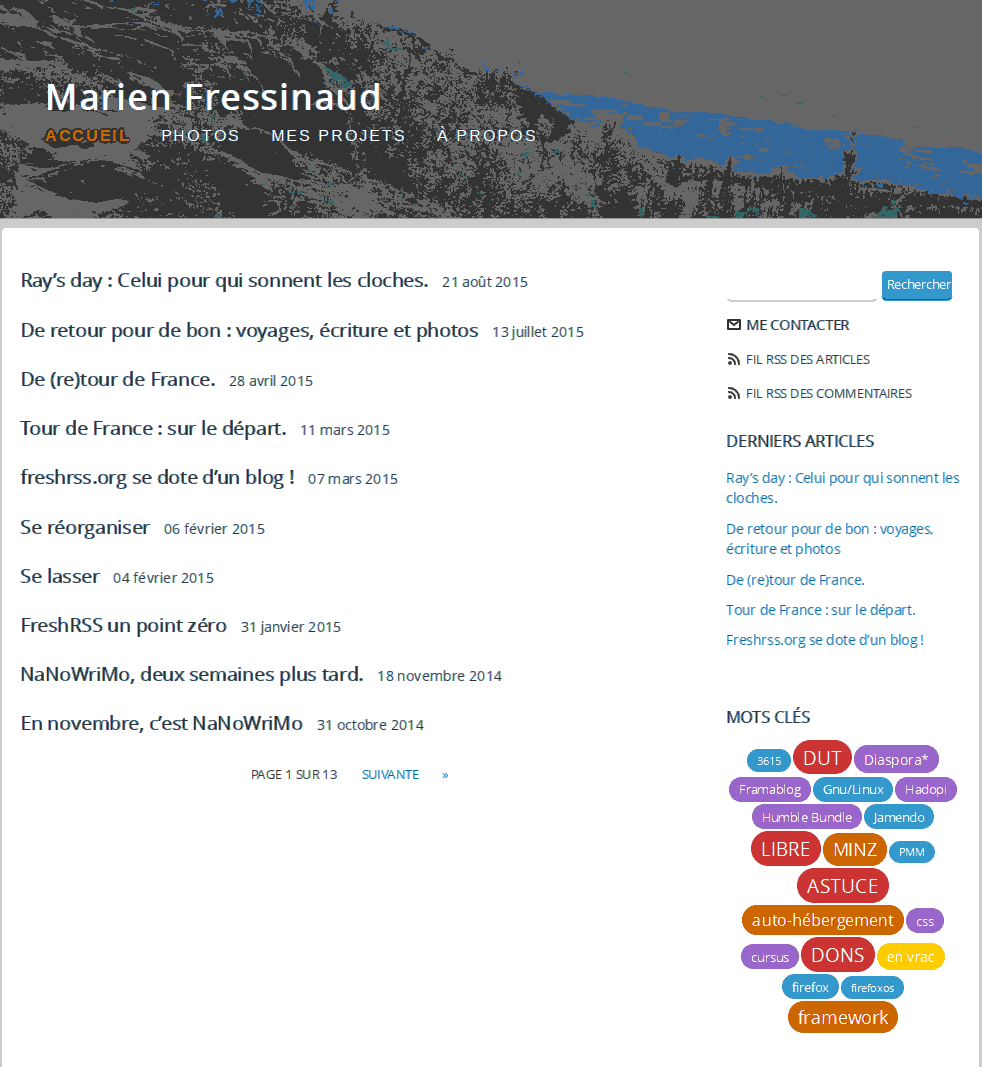 capture d’écran du site marienfressinaud.fr le 17 avril 2016